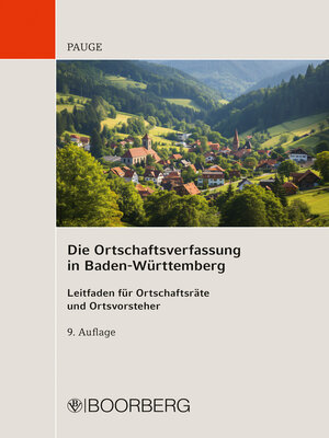 cover image of Die Ortschaftsverfassung in Baden-Württemberg